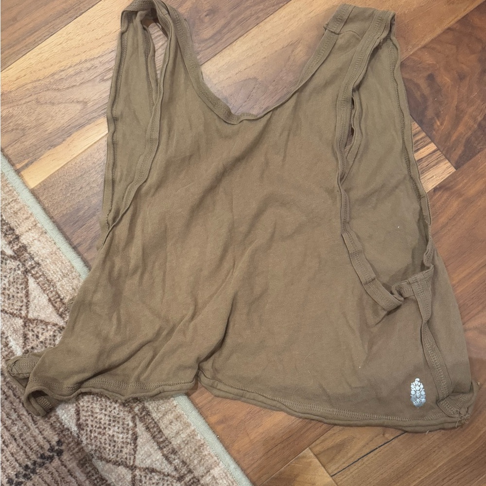 Free People brown tank top